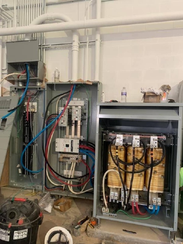 Commercial panel and transformer work